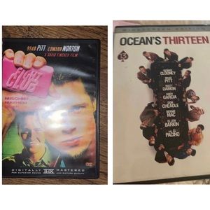 Fight club & oceans thirteen dvds